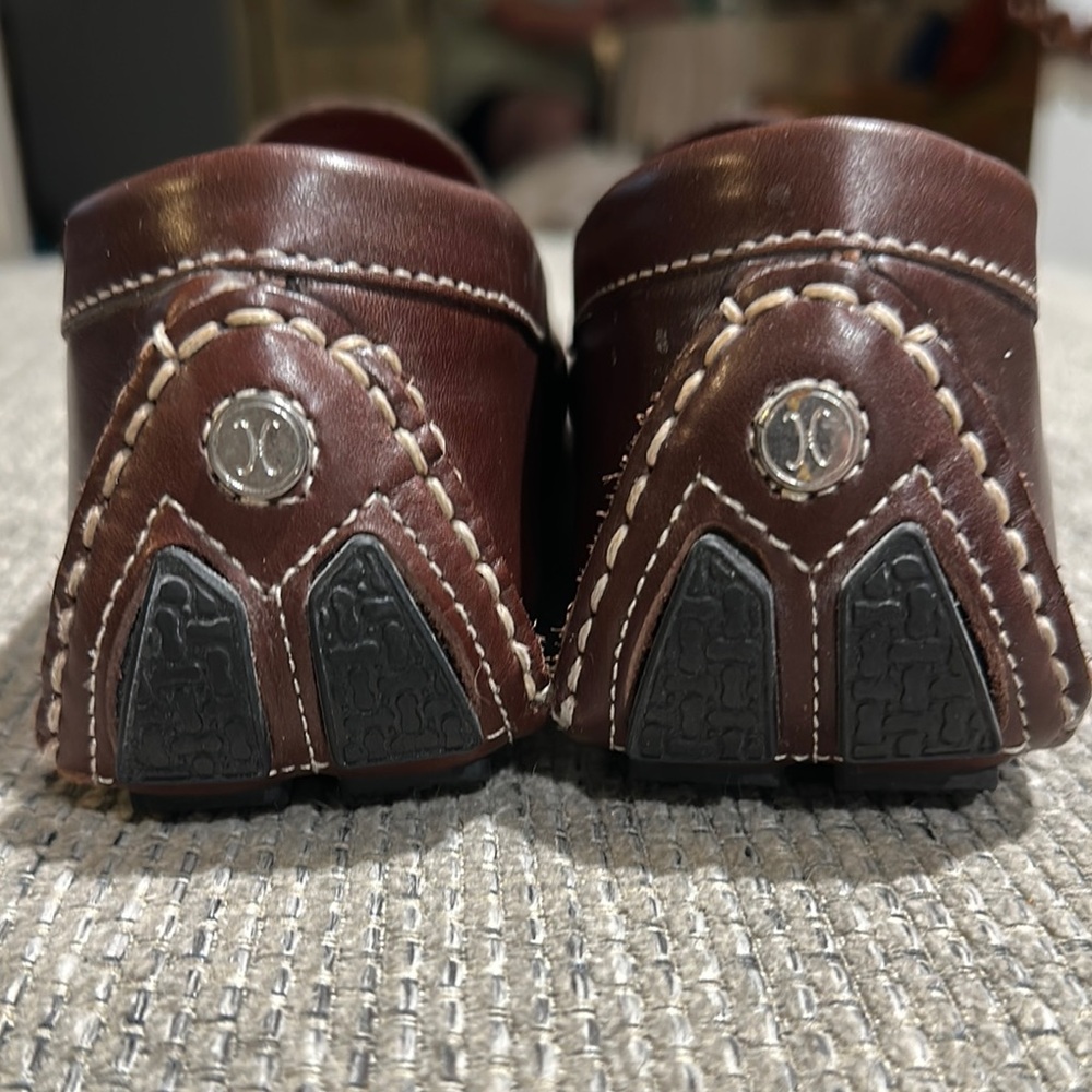 Cole Haan Brown Leather Moccasin Flats - Picture 6 of 7